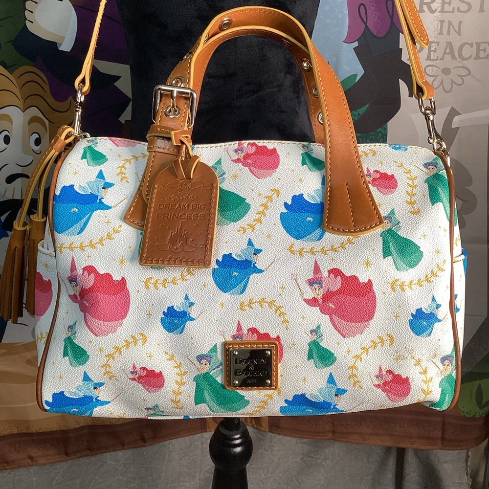 RARE! Like New Sleeping Beauty Fairy Dooney and Bourke Satchel 2019